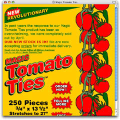 Magic Tomato Ties